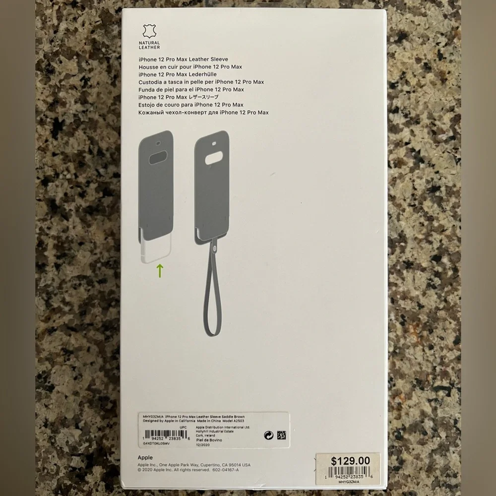 BRAND NEW🎉🎉🎉 iPhone 12 Pro Max Leather Sleeve Magsafe!! - Picture 2 of 2